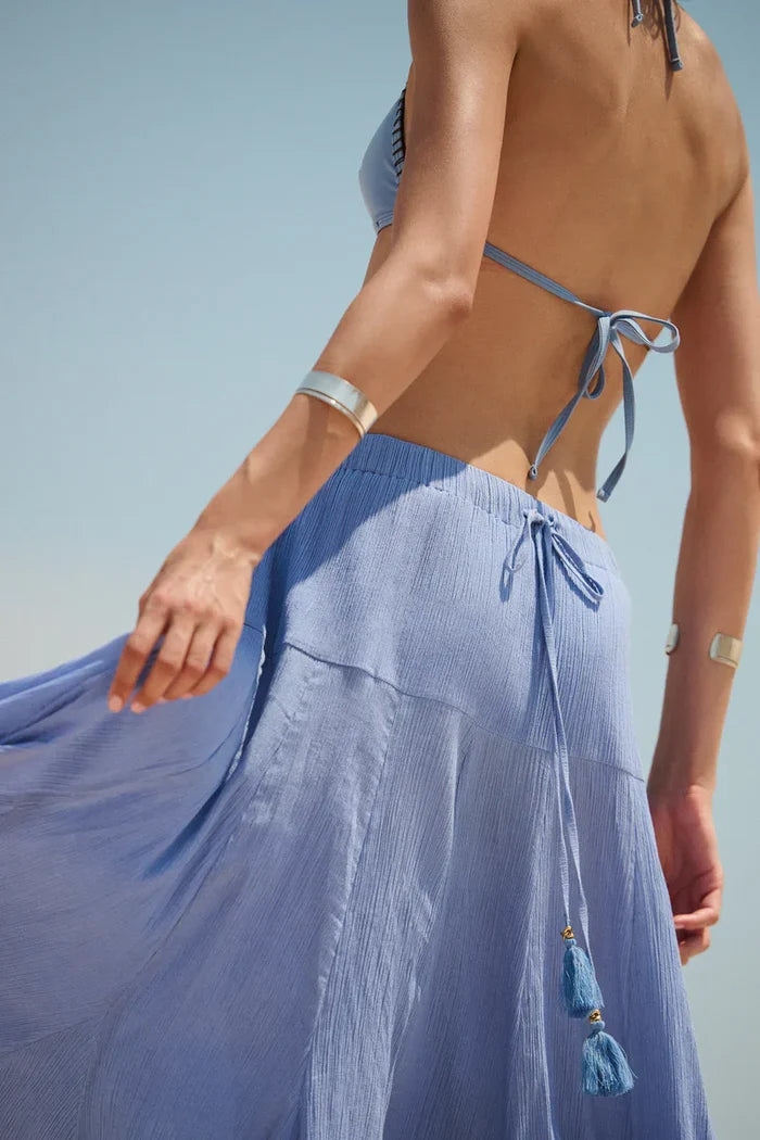 Bikini Kiohne Ocean/Zoe Triangle Embroidered Bikini Sky Blue Apoella