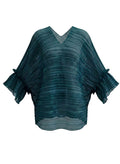 Blouses Daphne Valente Odyssey Top Chiffon Petrol O/S / Petrol Apoella