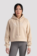 Off-Duty Terry Crop Hoodie