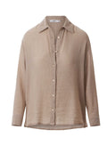 Shirts APLA Omikron Crinkled Shirt Beige Apoella