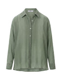 Shirts APLA Omikron Crinkled Shirt Green Apoella