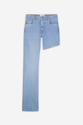 One-leg Denim Pants