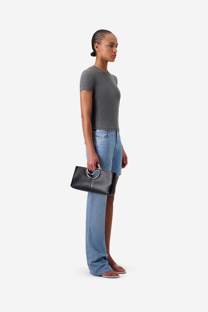 One-leg Denim Pants