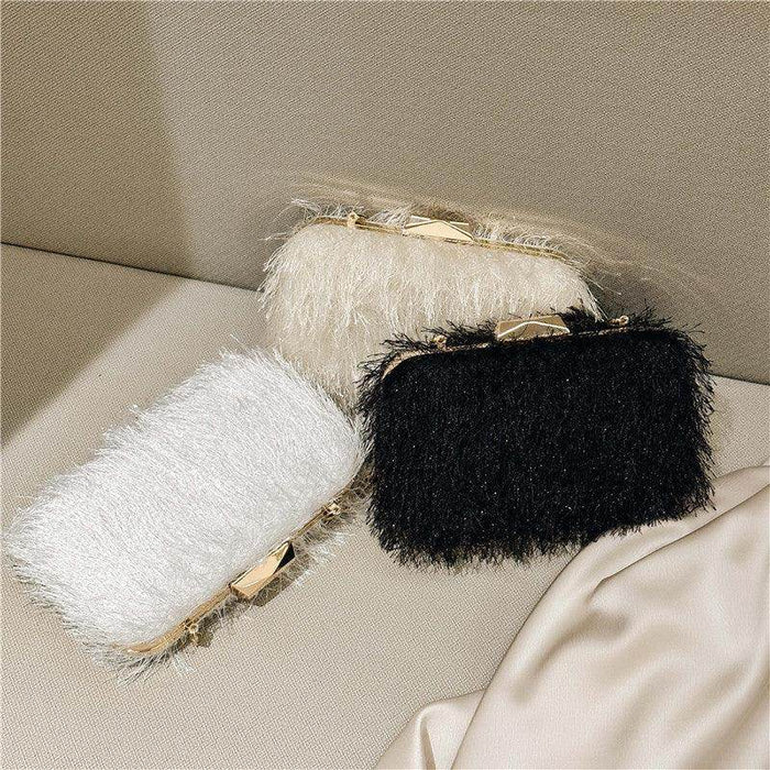 One shoulder hand holding women's bag acrylic bag 738441364695 - COCOMELODY