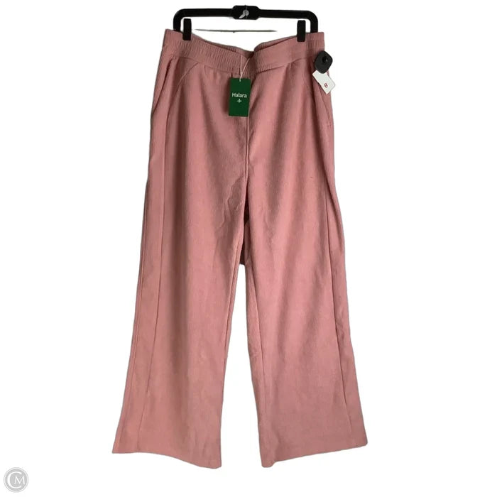Pants Corduroy By Halara In Pink, Size: Xl Tall
