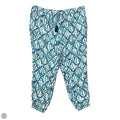 Pants Designer By Lilly Pulitzer In Blue & White, Size: Xl
