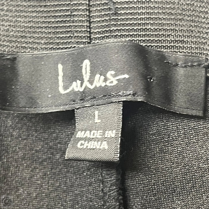 Pants Dress By Lulus In Black, Size: L
