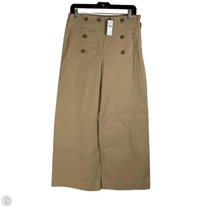 Pants Wide Leg By Loft In Tan, Size: 6