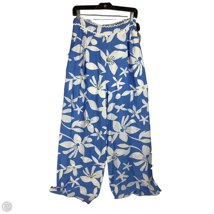 Pants Wide Leg By Mable In Blue, Size: M