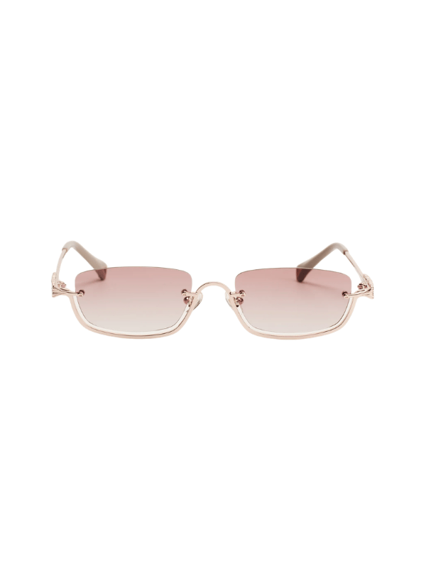Sunglasses Zeus n Dione Patmos Rose Gold Milky O/S Apoella