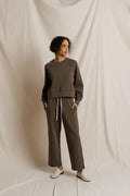 Peb113 Olive Stripe Track Pants