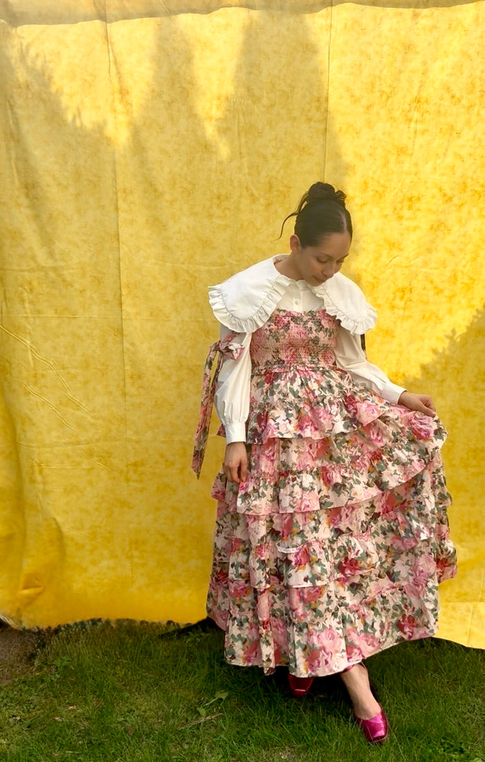 Pink Tiered Amira Dress