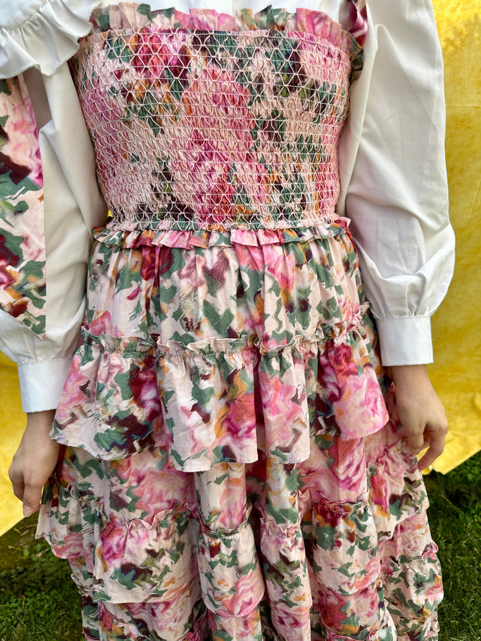 Pink Tiered Amira Dress