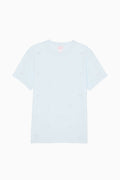 PINK x LoveShackFancy Campus Cotton Tee - GLACIAL MIST