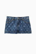 PINK x LoveShackFancy Denim Skirt