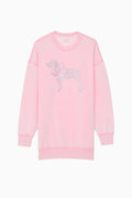PINK x LoveShackFancy Oversized Crew Neck Dress