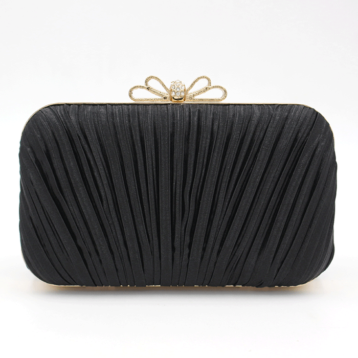 Pleated hand dinner bag Banquet bag Lady socialite evening gown bag 607095743182 - COCOMELODY