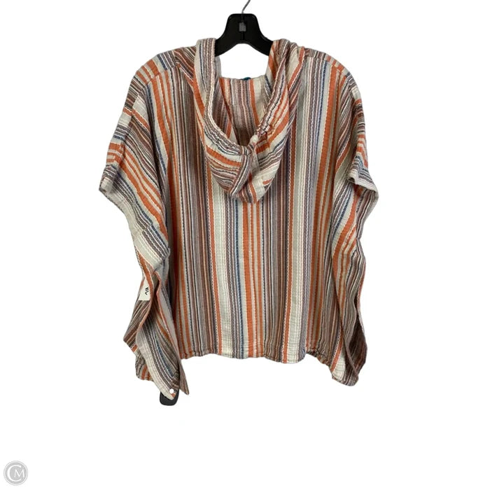 Poncho By Sundance In Striped Pattern, Size: Xs
