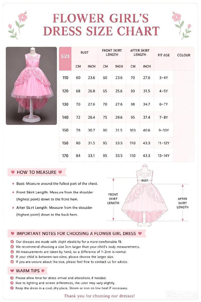 Princess Round Neck Sleeveless Double Layer Lace Overlay Tulle Flower Girl Dresses 1031501196583