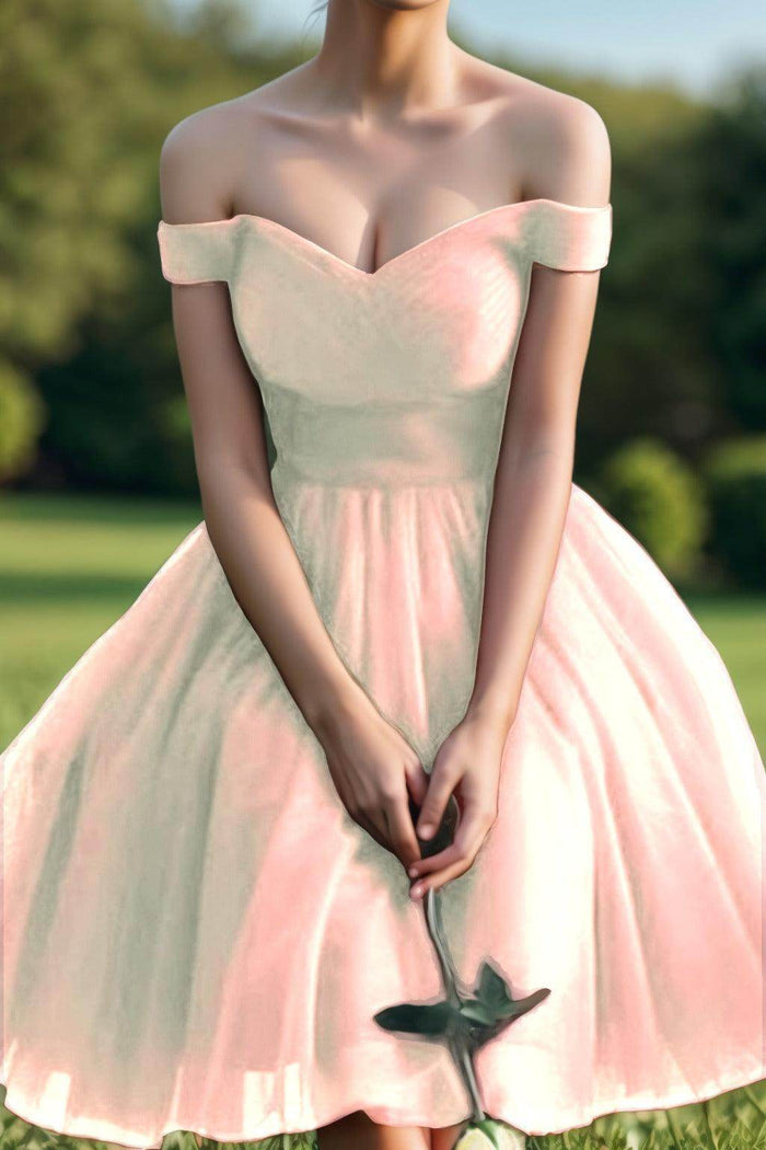 Princess Tea Length Tulle Homecoming Dresses CS0526 - COCOMELODY