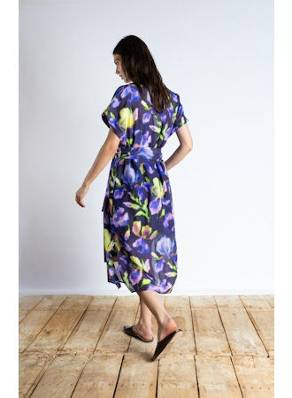 Ps2190 Psophia Plum Printed Tunic Dress
