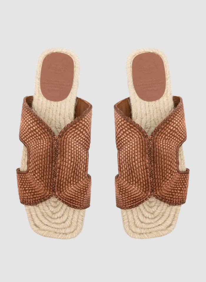 Sandals Castaner Pura Flat Sandals Marron Apoella