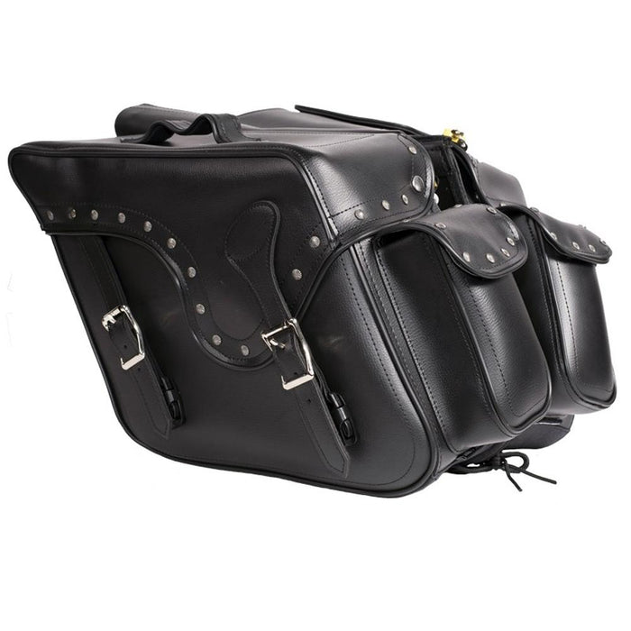 PVC Motorcycle Saddlebag: Features:

Dimensions - 15" x 6