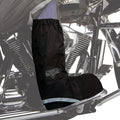 Rain Boot Cover: Features:
Made from 100% waterproof polyester with PVC backing
Worn over your shoes or boots to protect them