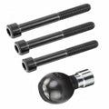 Ram MC Base W/Hole MB Screw: RAM Motorcycle Handlebar Clamp Base with M8 ScrewsHave an M8 by 25, 30, or 35mm handlebar bolt?
