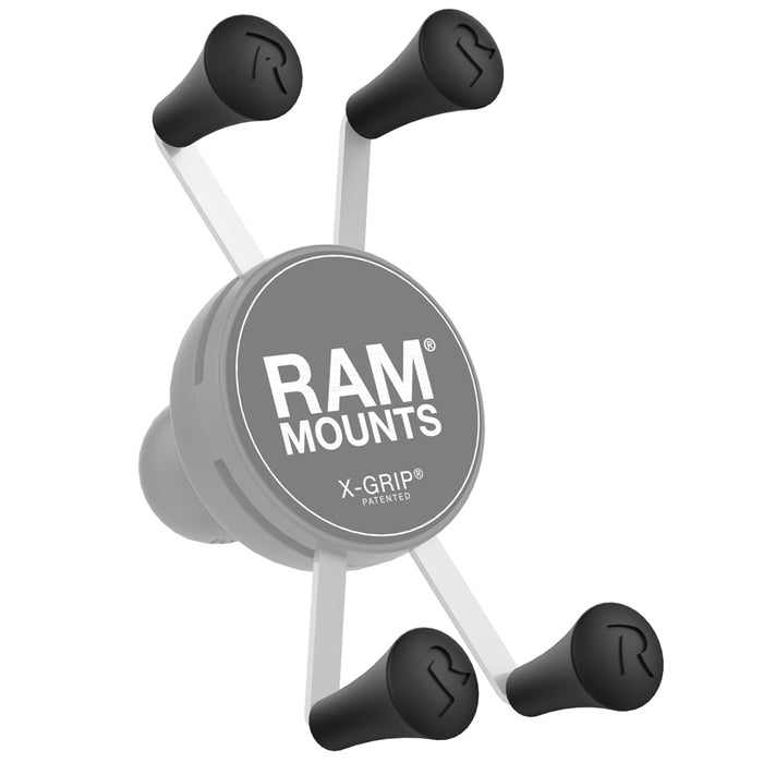 REPLACEMENT X-GRIP POST CAPS QTY 4/PK: Includes four black rubber post caps to keep your device secure when mounted in the RA
