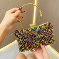 Rhinestone tote Bag Banquet Bag diamond-encrusted diagonal dinner bag 754743789639 - COCOMELODY