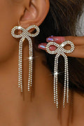 Rhinestone/Tassels Drop Earrings 921419280336 - COCOMELODY