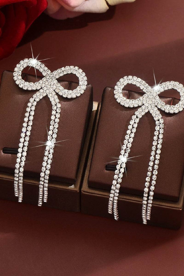Rhinestone/Tassels Drop Earrings 921419280336 - COCOMELODY