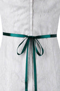 Ribbons Wedding Sash with Rhinestone Imitation Pearl 837366894589 - COCOMELODY