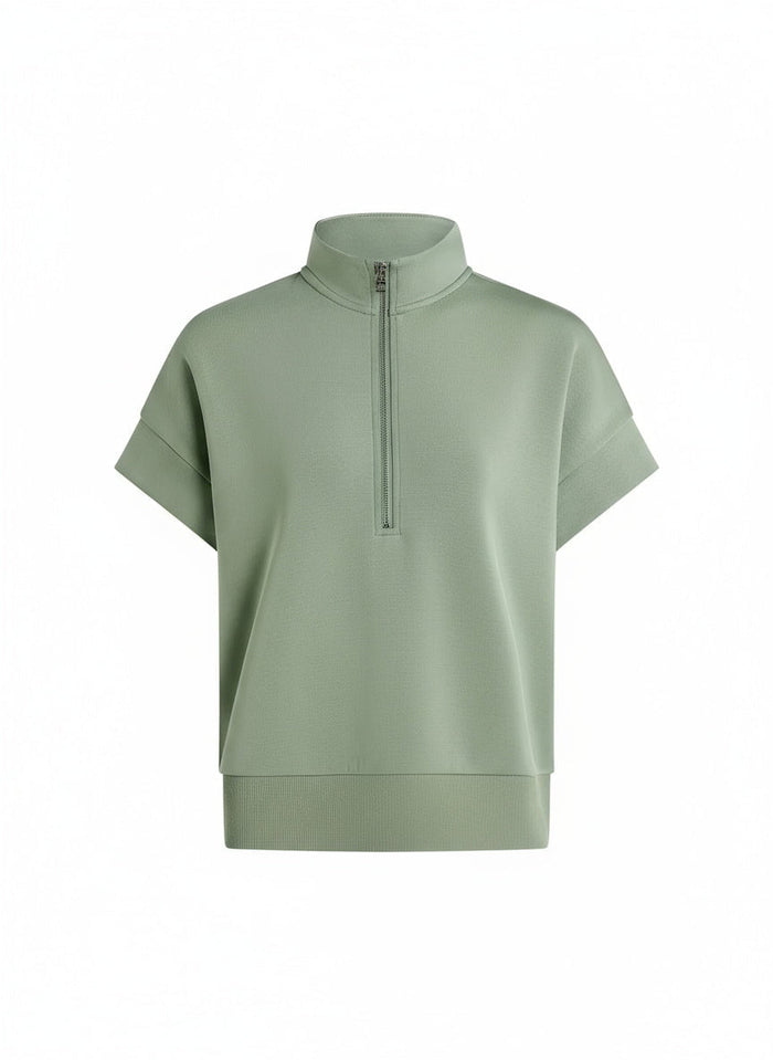 Tops Varley Ritchie Short Sleeve Sweater Loden Frost Apoella