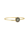 Bracelets ASTRA Round Eye Bracelet Gold-Black-Turquoise-White O/S Apoella