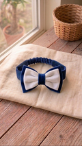 Royal Blue Velvet Bow Headband