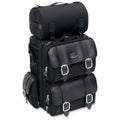 Saddlemen DLXSissy Bar Bag: S3200DE Expandable Sissy Bar Bag:Product Overview (HD)Universal Mounting - Saddlemen's Universal
