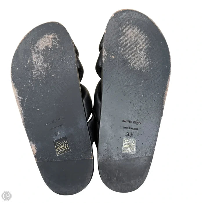 Sandals Flats By Anine Bing In Black, Size: 7.5