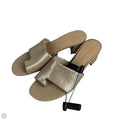 Sandals Heels Block By Donald Pliner In Gold, Size: 7.5
