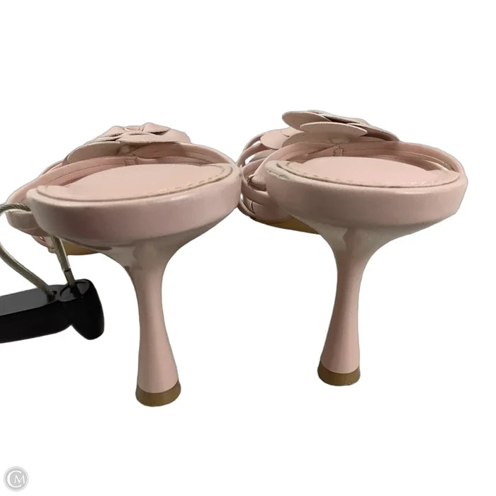 Sandals Heels Stiletto By Forever 21 In Pink, Size: 10