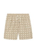 Swimshorts Frescobol Carioca Santos Copacabana Espiral Swim Shorts Brown Apoella
