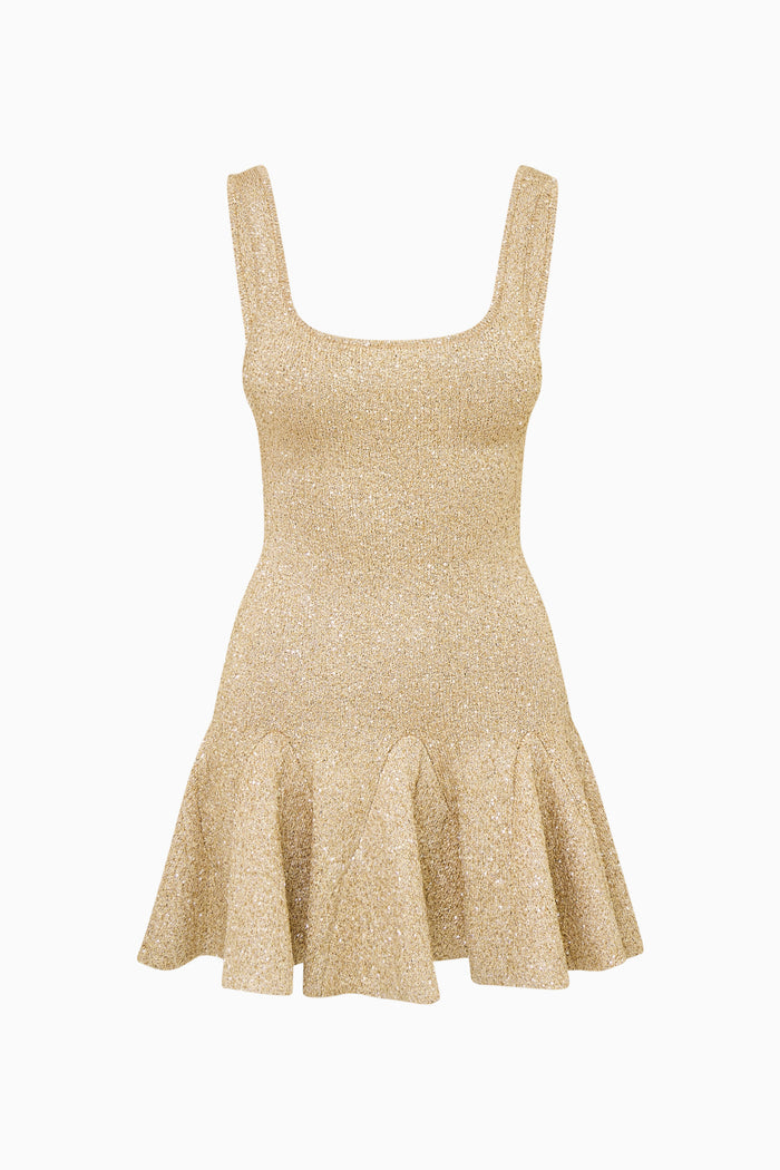 Sarajane Sequin Stretch Knit Mini Dress