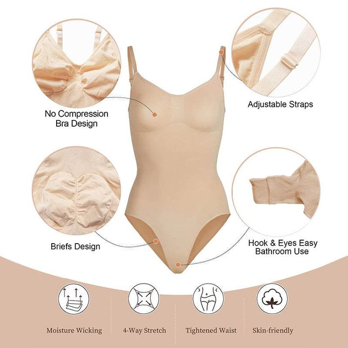 Seamless Bodysuit Comfort Jumpsuit 825368947200 - COCOMELODY