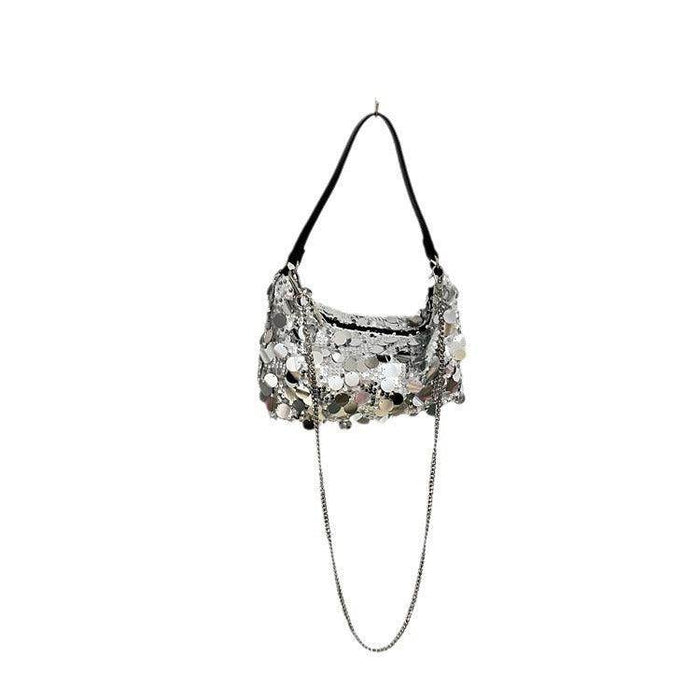 Sequined dumpling shoulder crossbody bag 778399726408 - COCOMELODY