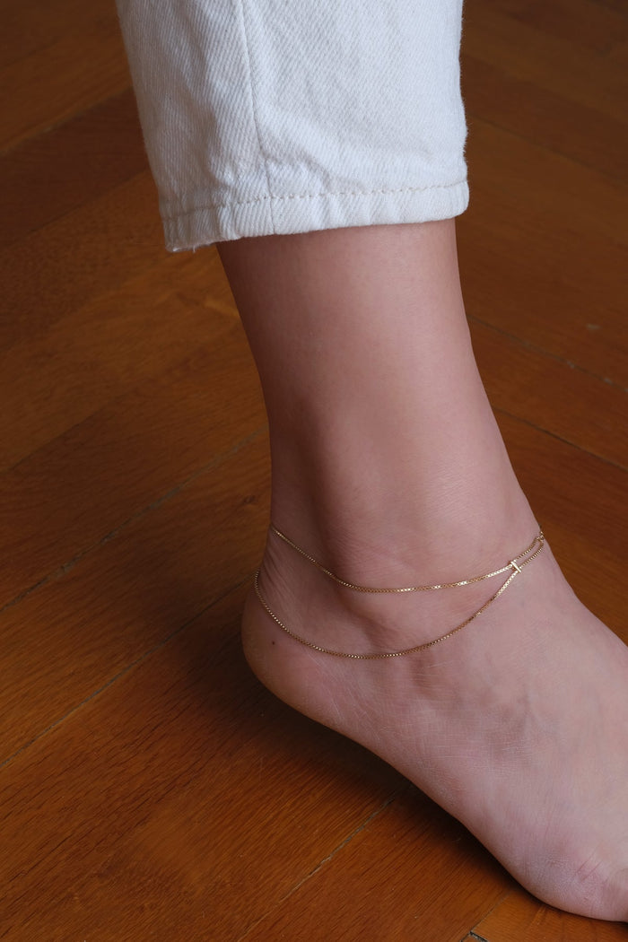 Anklets Maggoosh Serene Anklet Sterling Silver O/S Apoella