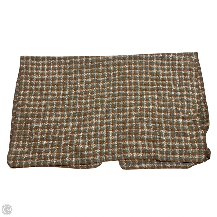 Shawl By In Brown & Green, Size: Osfm