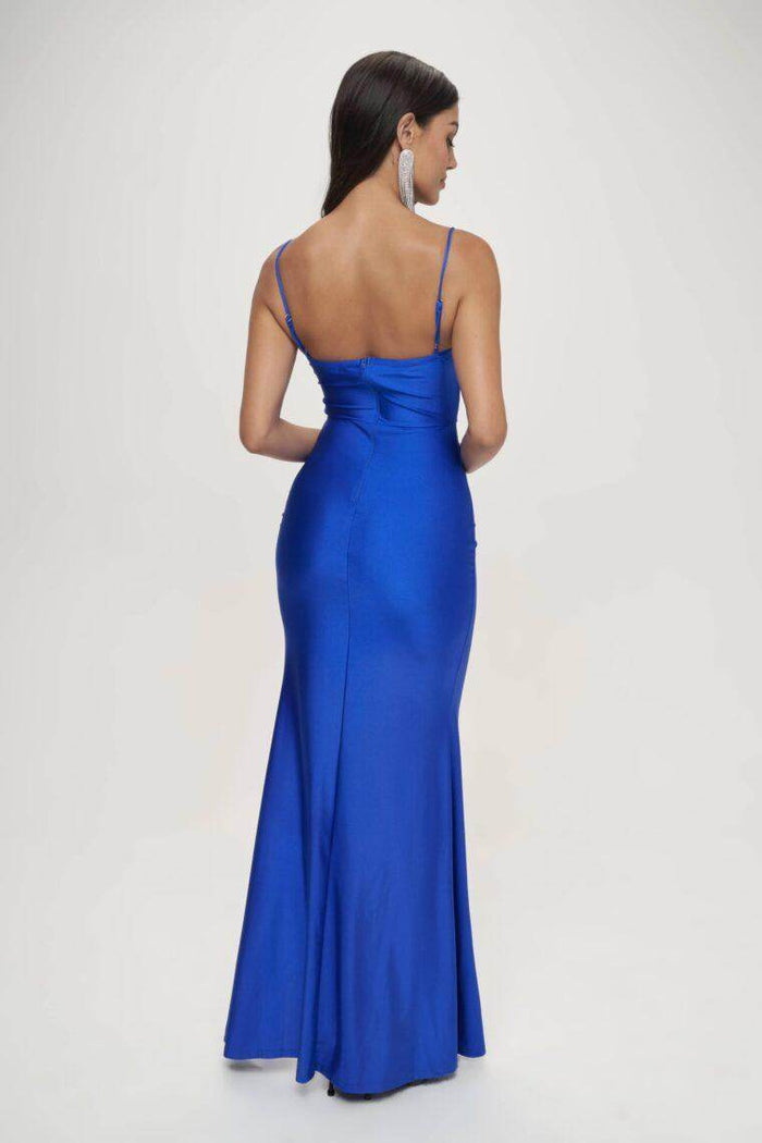 Sheath-Column Floor Length Nylon Spandex Dress CS0679 - COCOMELODY