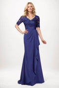 Sheath-Column Maxi Chiffon Mother Of The Bride Dress CM0304 - COCOMELODY