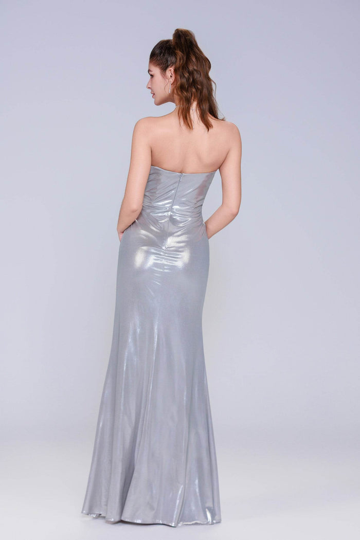 Sheath-Column Maxi Hot Stamping Cloth Prom Dress CS1041 - COCOMELODY